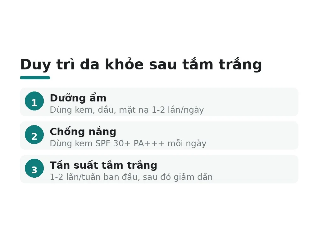 Chăm sóc da thế nào để duy trì phản ứng tốt?