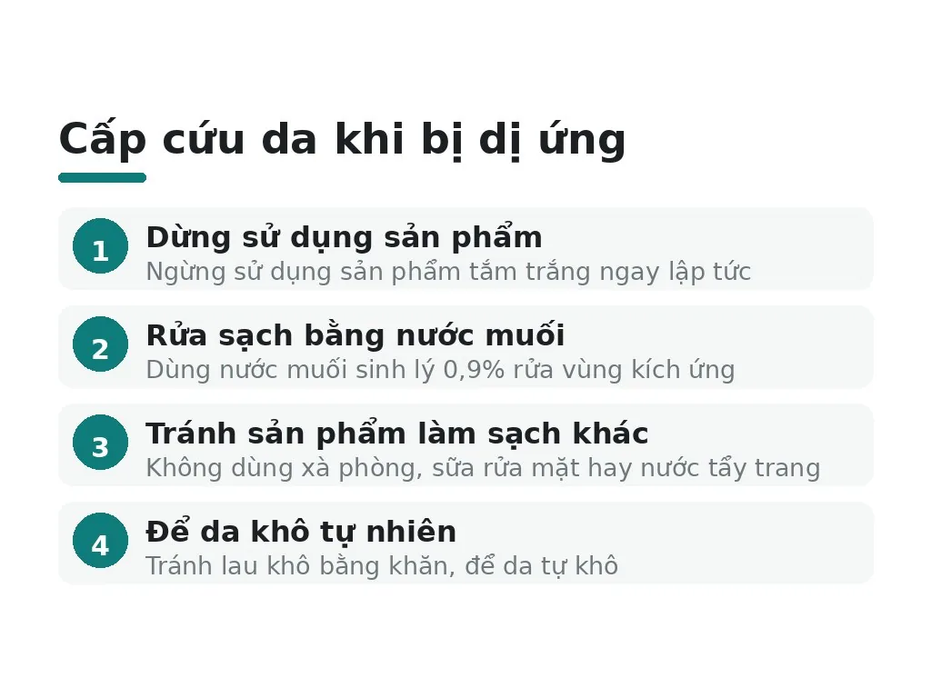 Xử lý khi da bị dị ứng: Bước cấp cứu đầu tiên