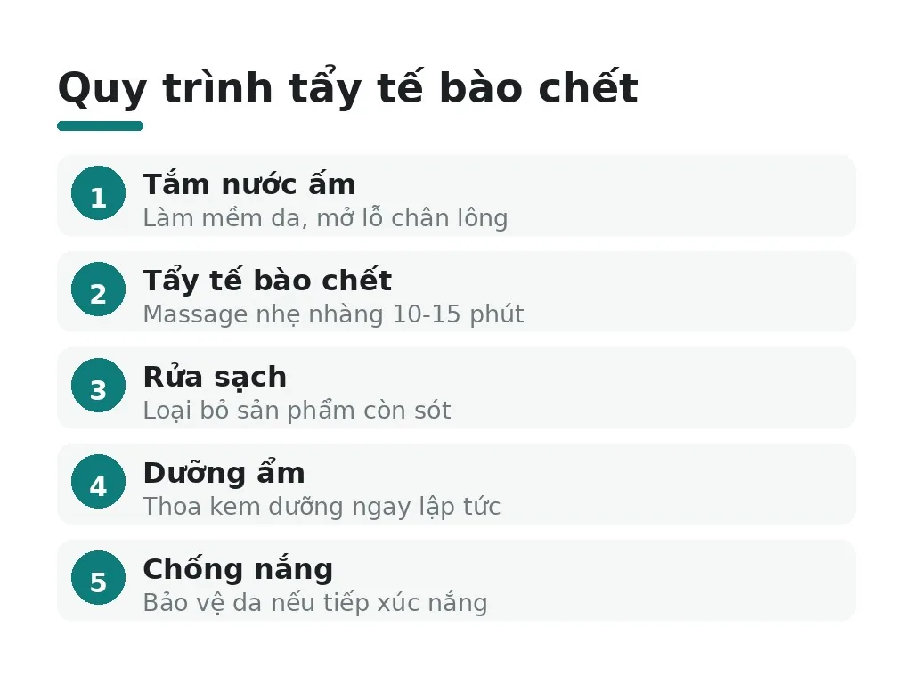 Cách tẩy tế bào chết đúng để tránh tổn thương da