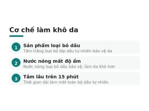 Cơ chế làm khô da