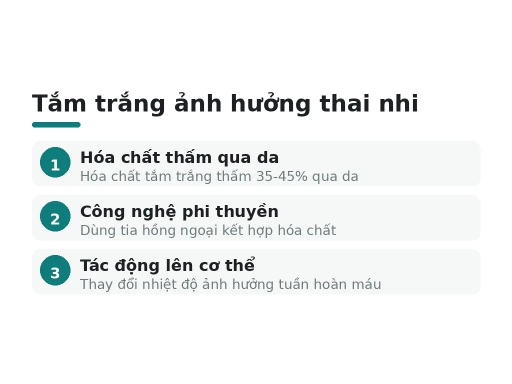 Tại sao cần cẩn thận với tắm trắng khi mang thai